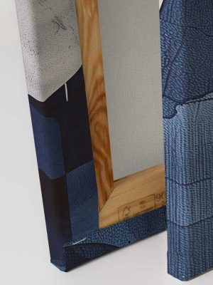 plava apstraktna canvas slika prodaja tapeta