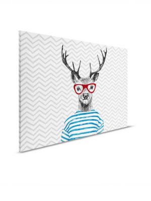 siva canvas slika sa motivom zivotinje za zid