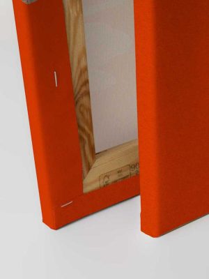 narandžasta canvas slika za zid