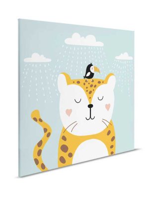 plava dečija canvas slika za zid