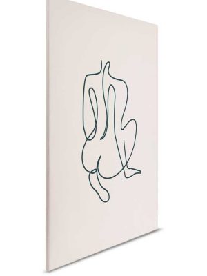 krem apstraktna canvas slika odmah dostupno