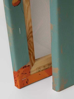 narandzasta canvas slika za zid