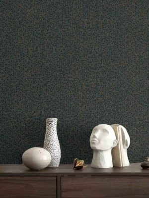 plava geometrijska tapeta za zid