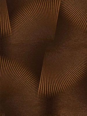braon tapeta sa motivom geometrije za zid